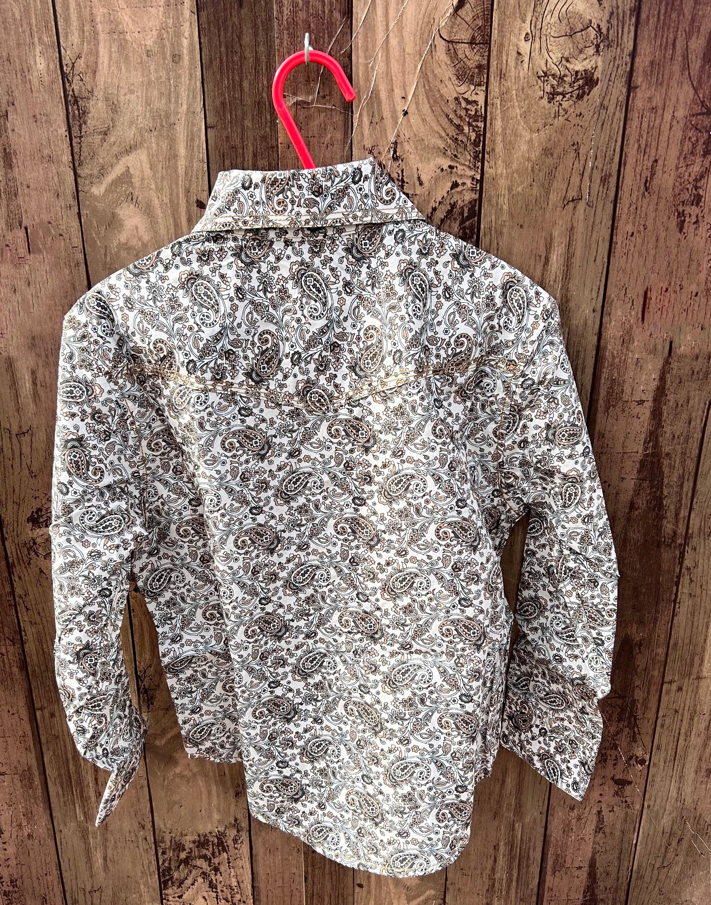 MontanaCo Traditional Paisley Print Kids Shirt B-1106