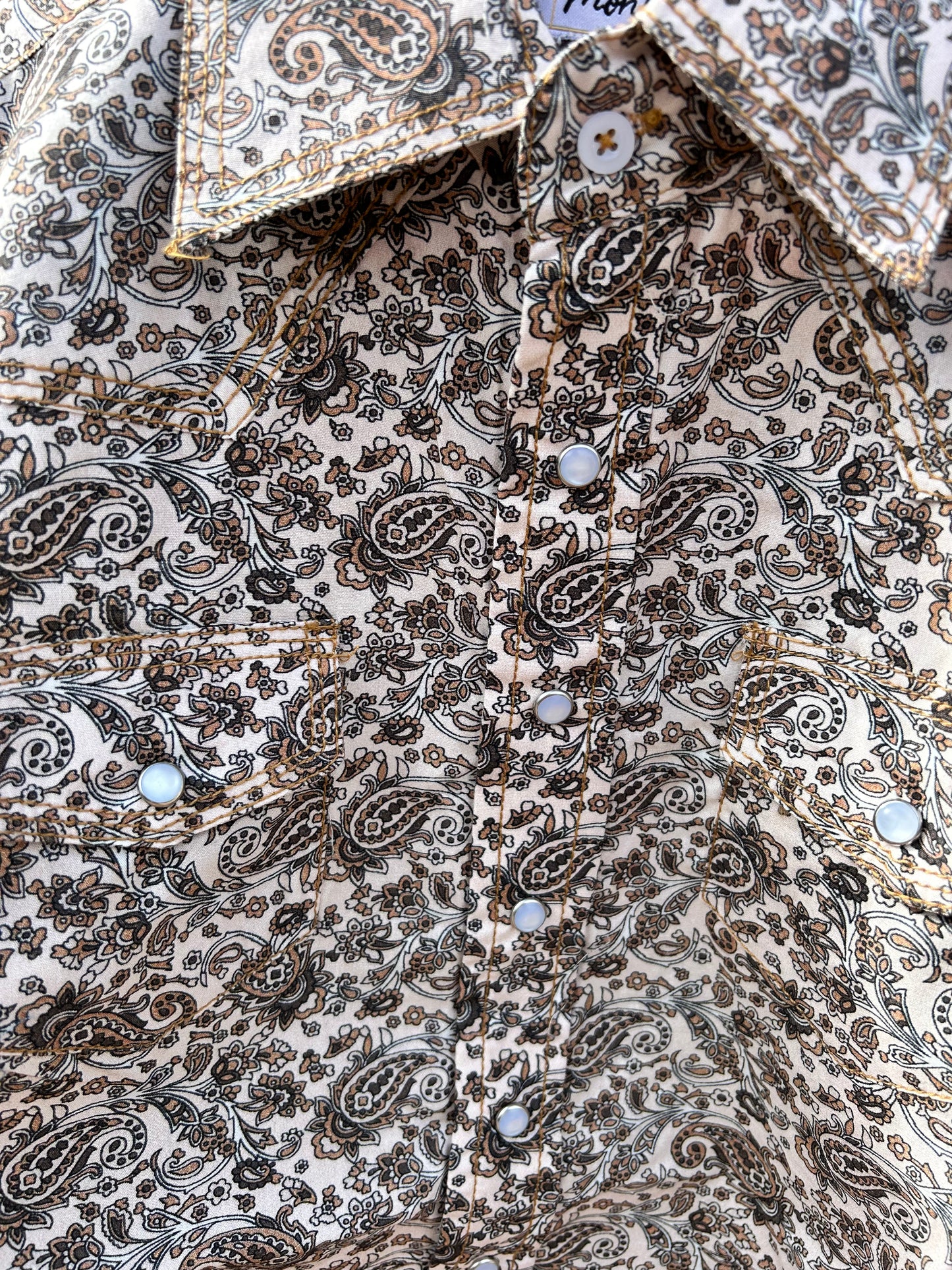 MontanaCo Traditional Paisley Print Kids Shirt B-1106