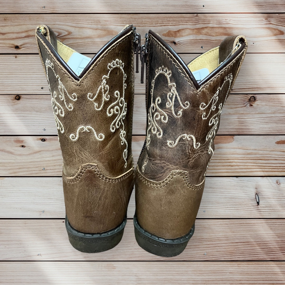 Mexican cowgirl sale boots square toe