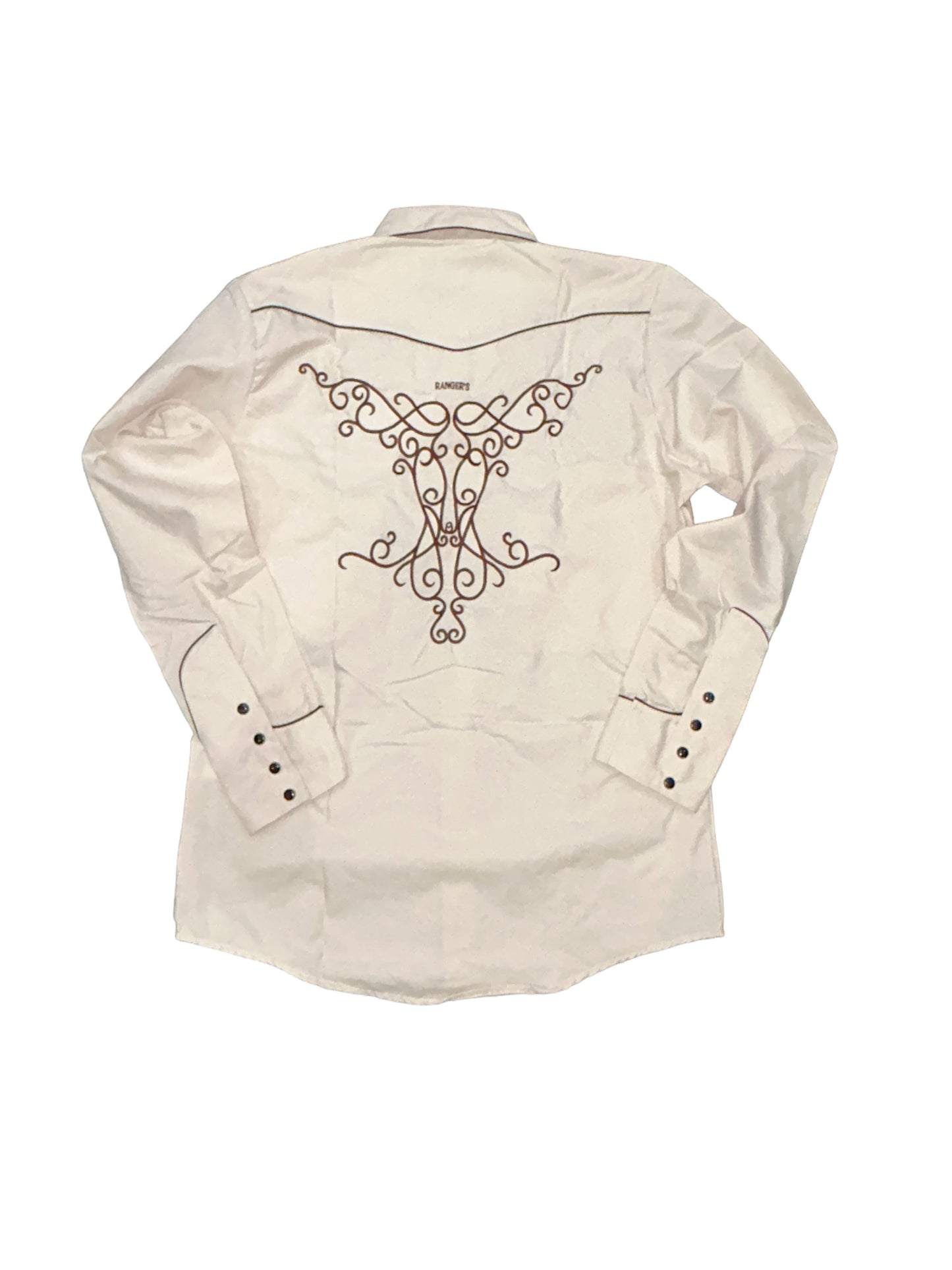 Rangers Pastizal Beige 012CA01 Western Shirt