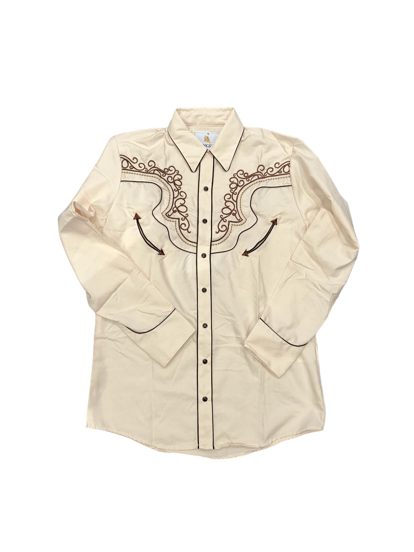 Rangers Pastizal Beige 012CA01 Western Shirt