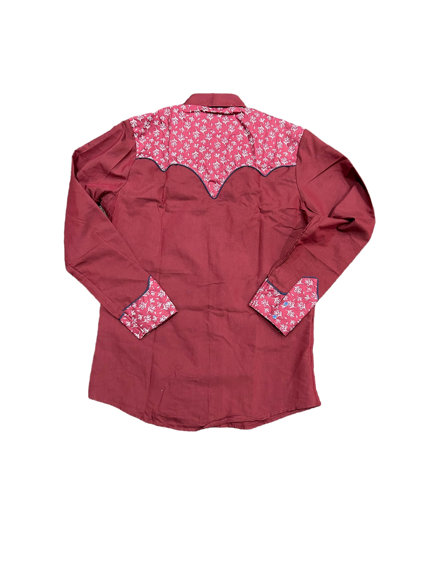 Rangers Ropa Burgundy 159CA01 Western Shirt