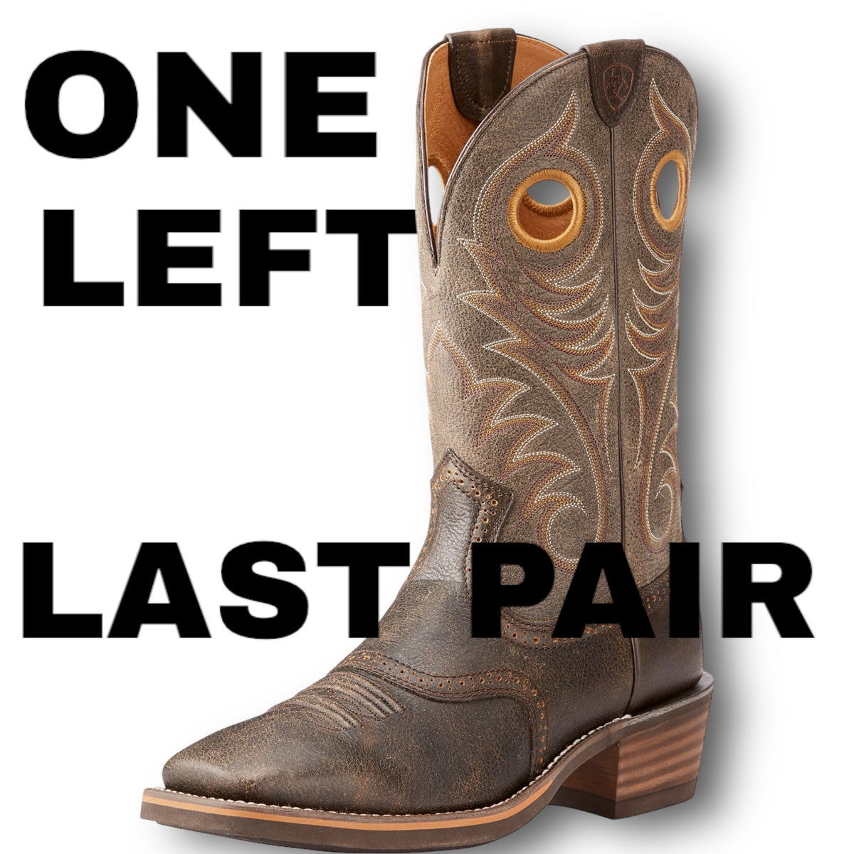 Ariat roughstock hot sale square toe