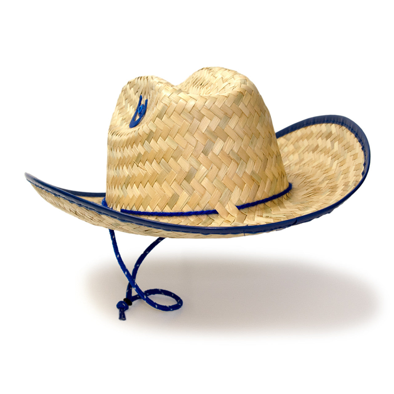 Western Express JJ-5 Palm Straw Hat Sheriff Blue
