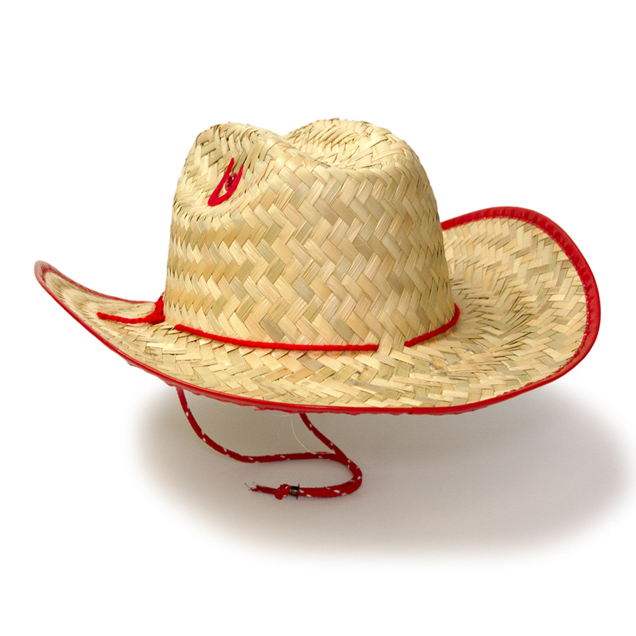 Western Express JJ-5 Palm Straw Hat Sheriff Red