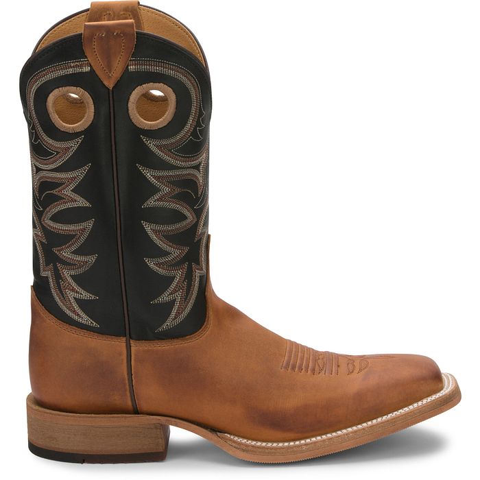Justin Boots BR740 Caddo in Copper Brown Mens Cowboy Boots