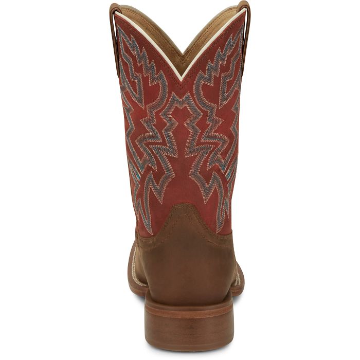 Justin Boots FN7011 Jackpot in Pecan Mens Cowboy Boots