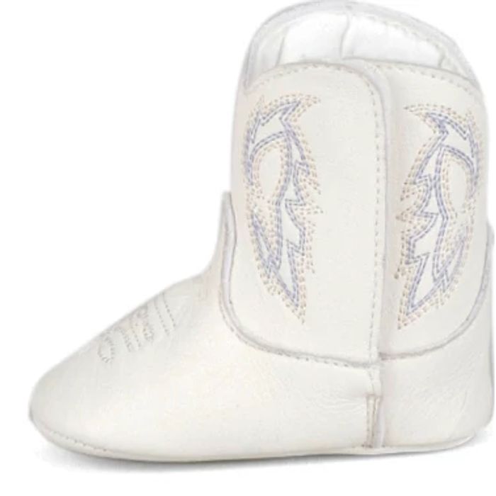 Justin Boots Mutton Buster Baby Boots Bea in Artic White MB2240