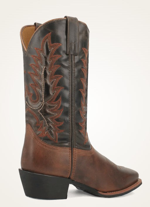 Laredo Kent 68370 Mens Cowboy Ankle Boots in Rust
