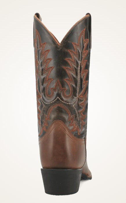 Laredo Kent 68370 Mens Cowboy Ankle Boots in Rust