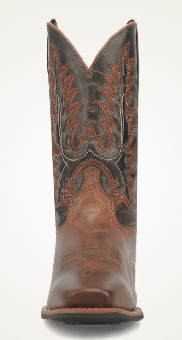 Laredo Kent 68370 Mens Cowboy Ankle Boots in Rust