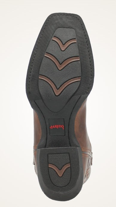 Laredo Kent 68370 Mens Cowboy Ankle Boots in Rust