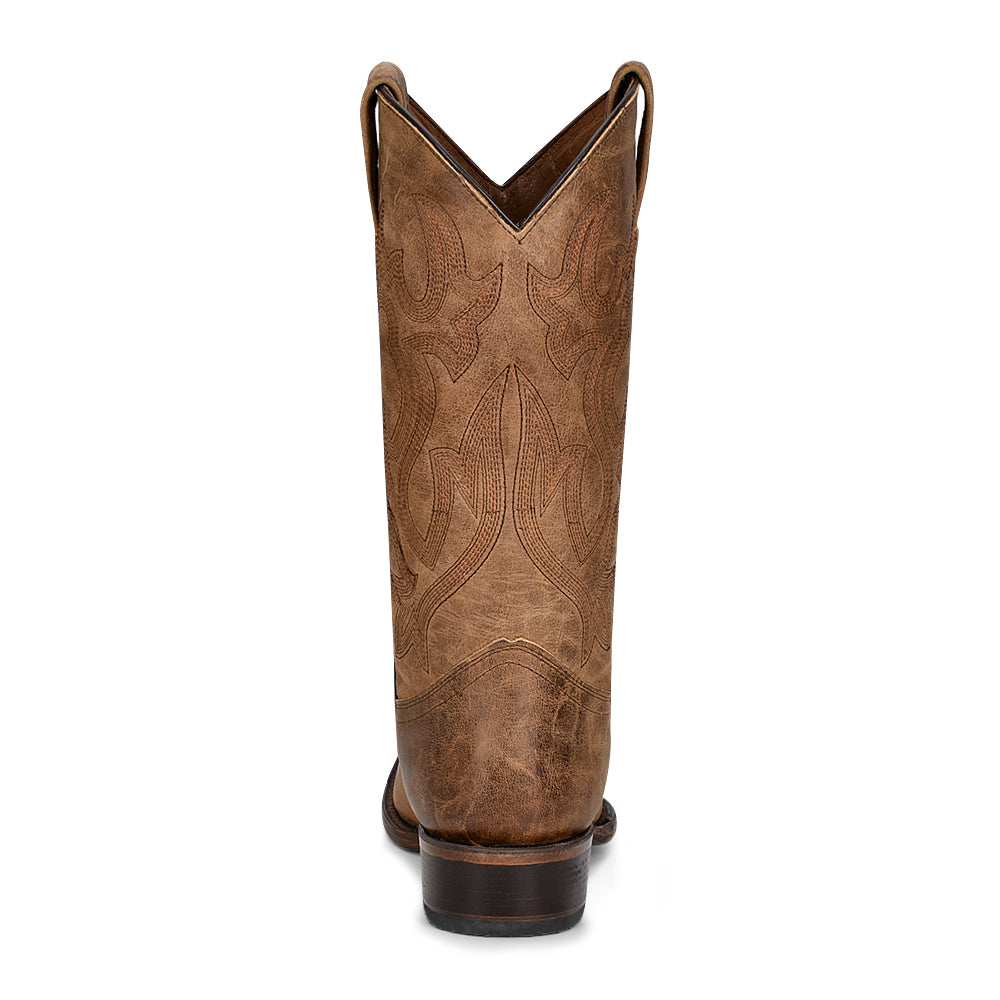 Circle G by Corral Men's L5888 Tan Embroidery Round Toe Cowboy Boot