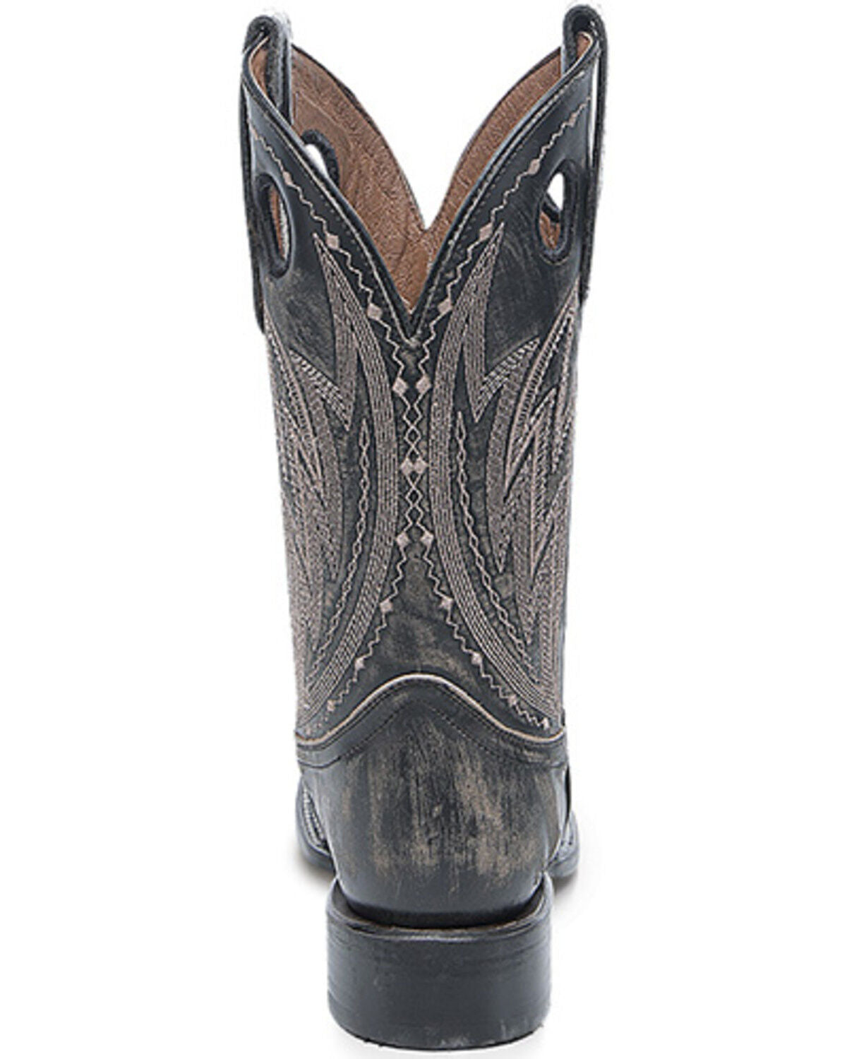 Circle G by Corral L6294 Distressed Cut Out Square Toe Mens Cowboy Boots