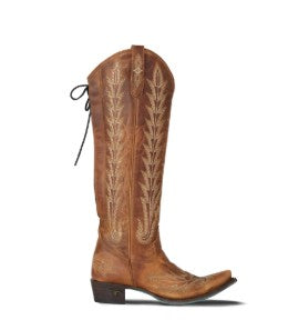 Lane Boots LB0562N-050 Lexington Knee High Corset in Desert Clay