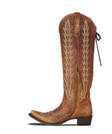 Lane Boots LB0562N-050 Lexington Knee High Corset in Desert Clay