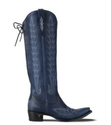 Lane Boots LB0562T-050 Lexington Knee High Corset in Midnight Navy