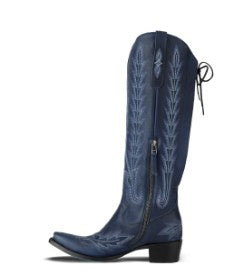 Lane Boots LB0562T-050 Lexington Knee High Corset in Midnight Navy