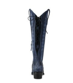 Lane Boots LB0562T-050 Lexington Knee High Corset in Midnight Navy