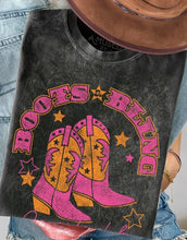 Load image into Gallery viewer, Amused by Blue Boots Cowgirls - Mineral Wash Oversize T-Shirt MB1494 MT
