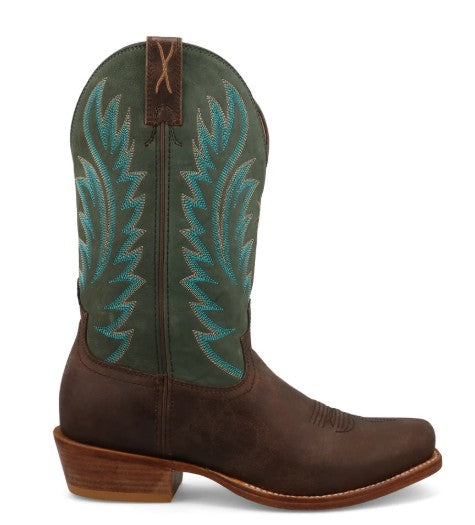 Twisted X Mens Western Boots MXTL011 in Cocoa & Mint