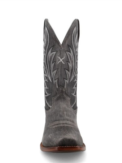 Twisted X Mens Western Boots MXTL017 in Distressed Charcoal