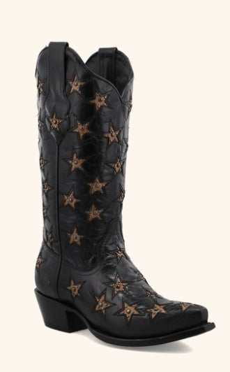 Black Star by Twisted X Ladies Marfa in Black WBSN012