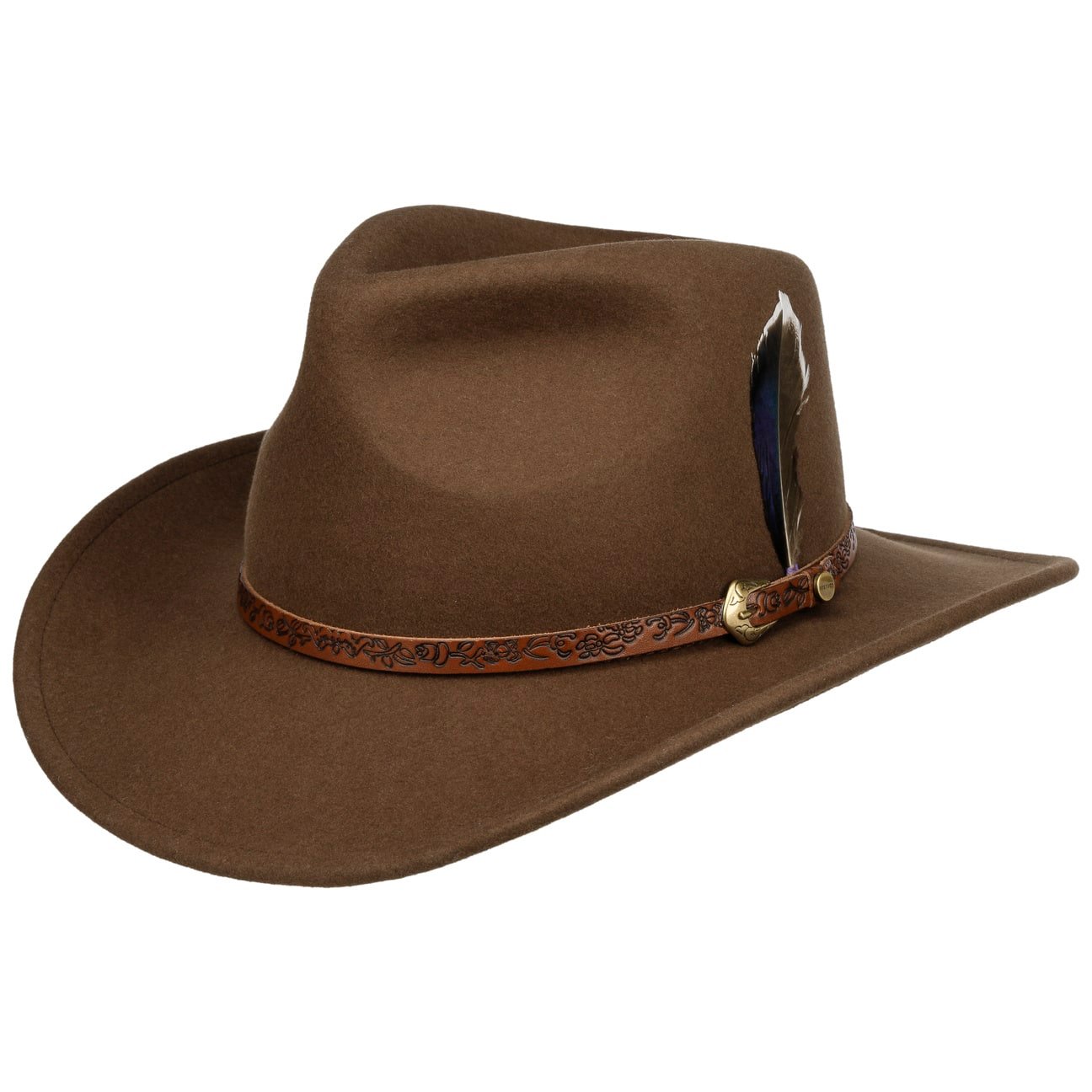 Stetson 2798105 Norbeck Western Wool Hat in Hazel