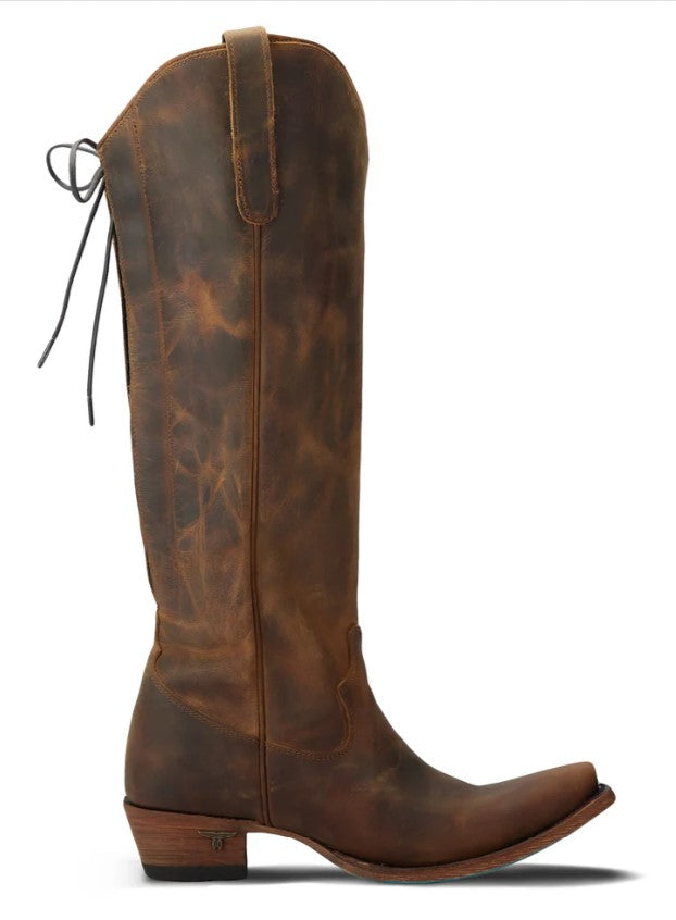 LB0501B-050 Olivia Jane Knee High Corset - Burnt Caramel