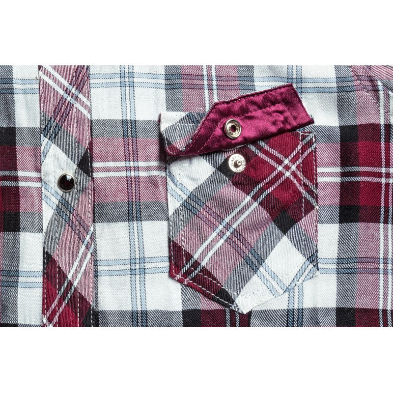 Pasadena Red in Short Ladies Western Blouse