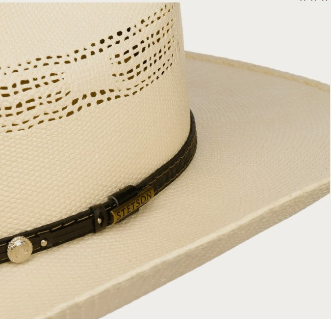 Stetson 3198903 Ranson Western Vented Toyo Straw Hat