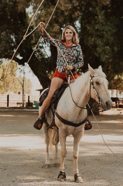 Rodeo Quincy Ride Sally Ride Ladies Western Blouse
