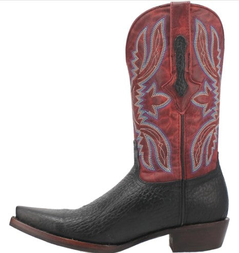 Dingo Rio Lobo in DI 154 Black/Red Mens Cowboy Boots