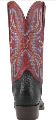 Dingo Rio Lobo in DI 154 Black/Red Mens Cowboy Boots