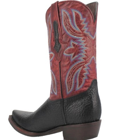 Dingo Rio Lobo in DI 154 Black/Red Mens Cowboy Boots
