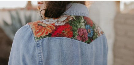 Rodeo Quincy Rosa Vaquera Button Up Blouse