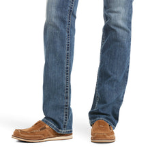 Load image into Gallery viewer, Ariat Ladies 10017217 R.E.A.L. Mid Rise Icon Stackable Straight Leg Jeans Rainstorm
