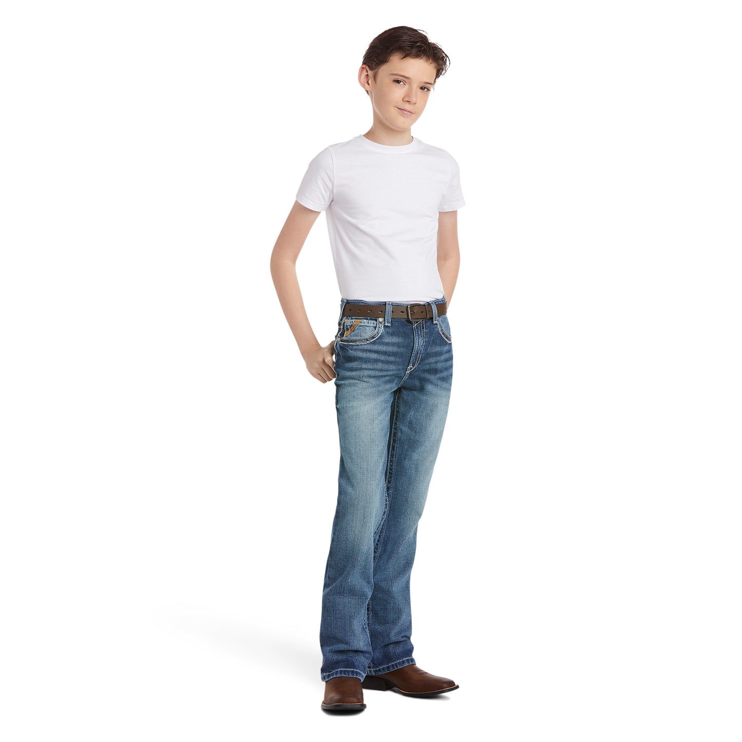 Ariat B4 Boys Relaxed Coltrane Boot Cut Jeans 10021160