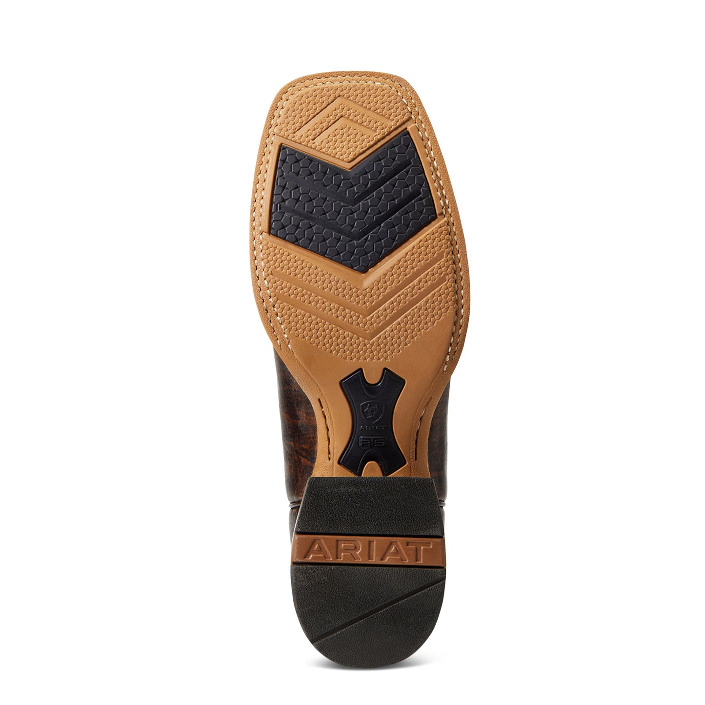 Ariat Mens 10040373 Standout Western Boots in Dusted Wheat and Rusted Fence