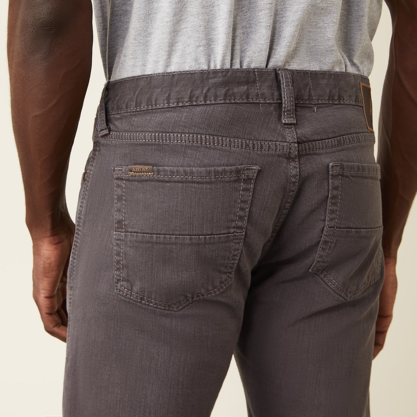 Ariat MEN'S M7 Grizzly Straight Jeans Charcoal 10044368