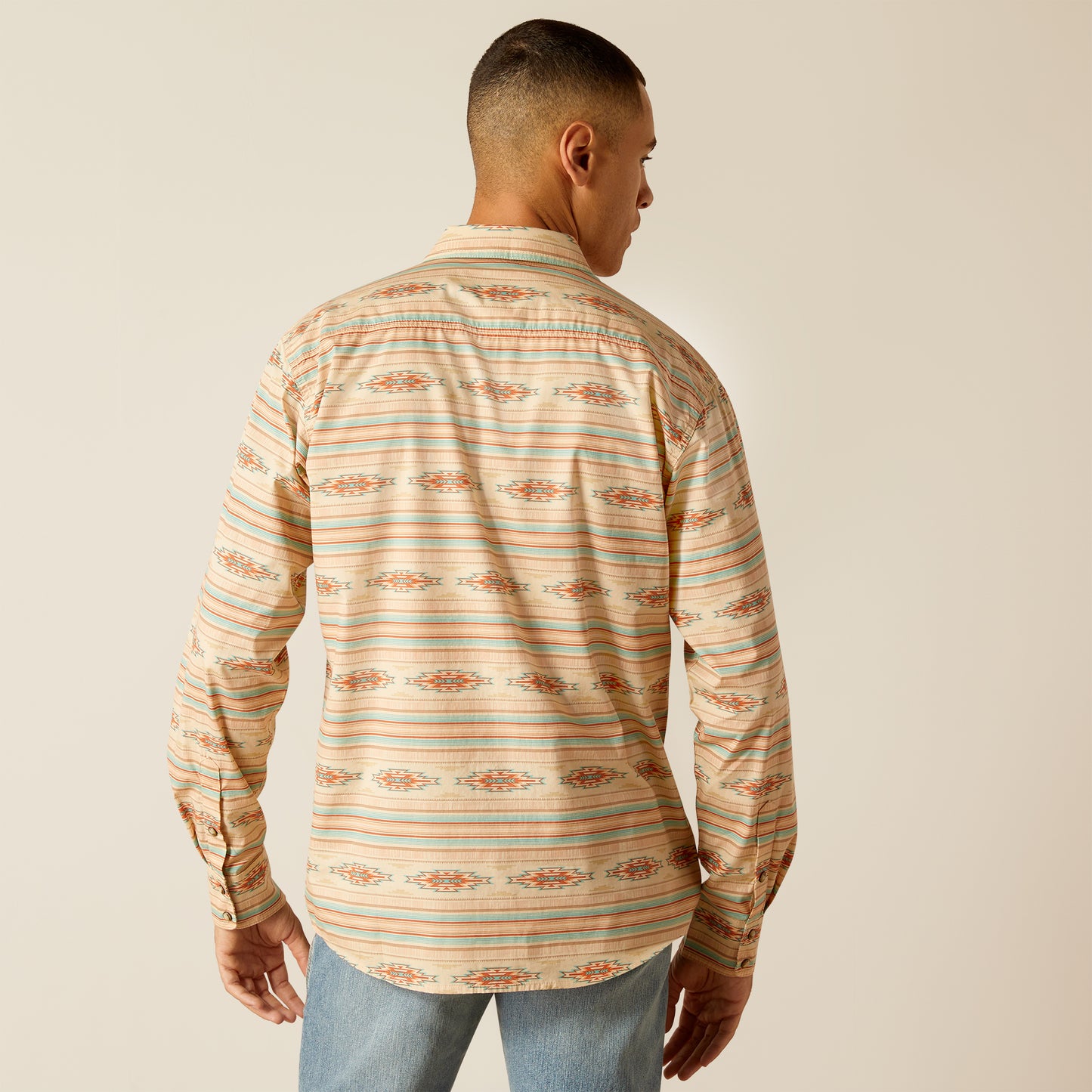 Ariat Mens 10048492 Hezekiah Retro Fit Western Shirt
