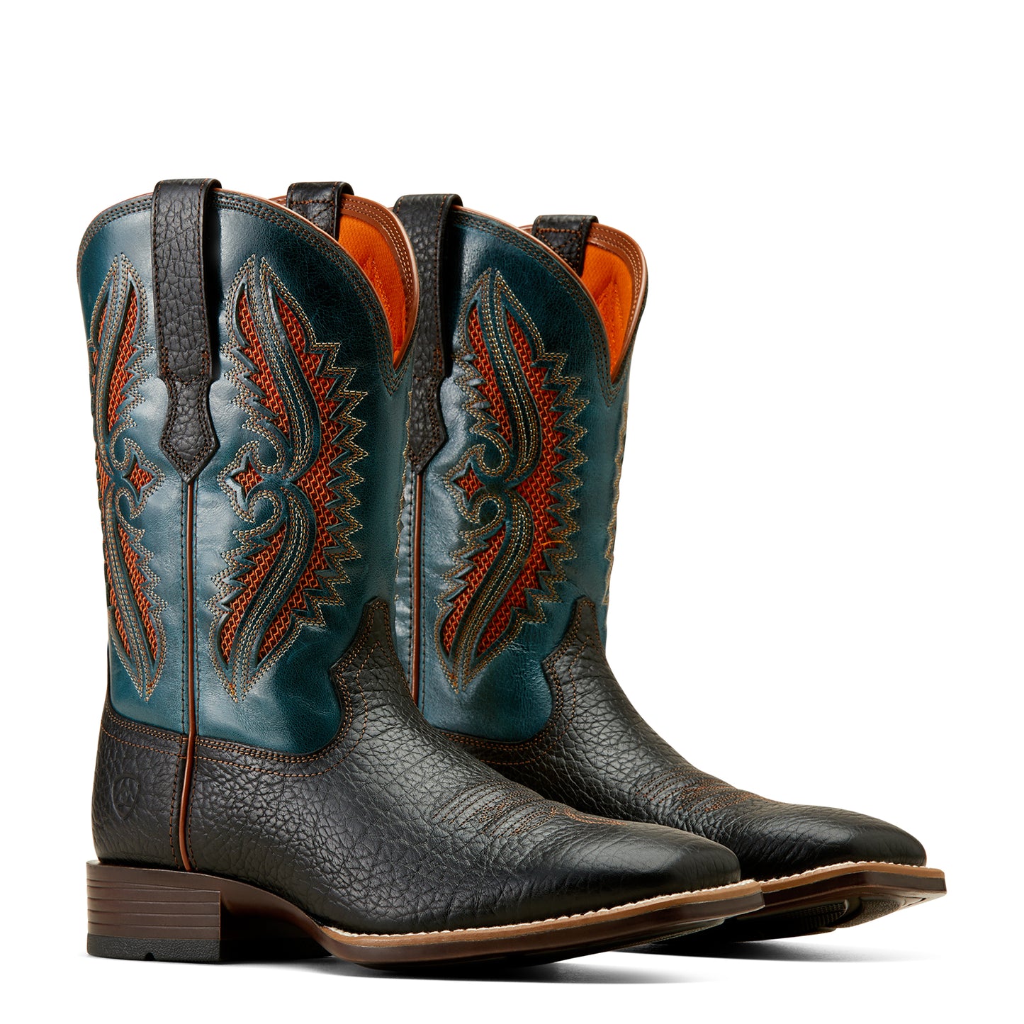 Ariat Mens 10050904 Rowder VentTEK 360 Western Boots in Black/Dark Teal