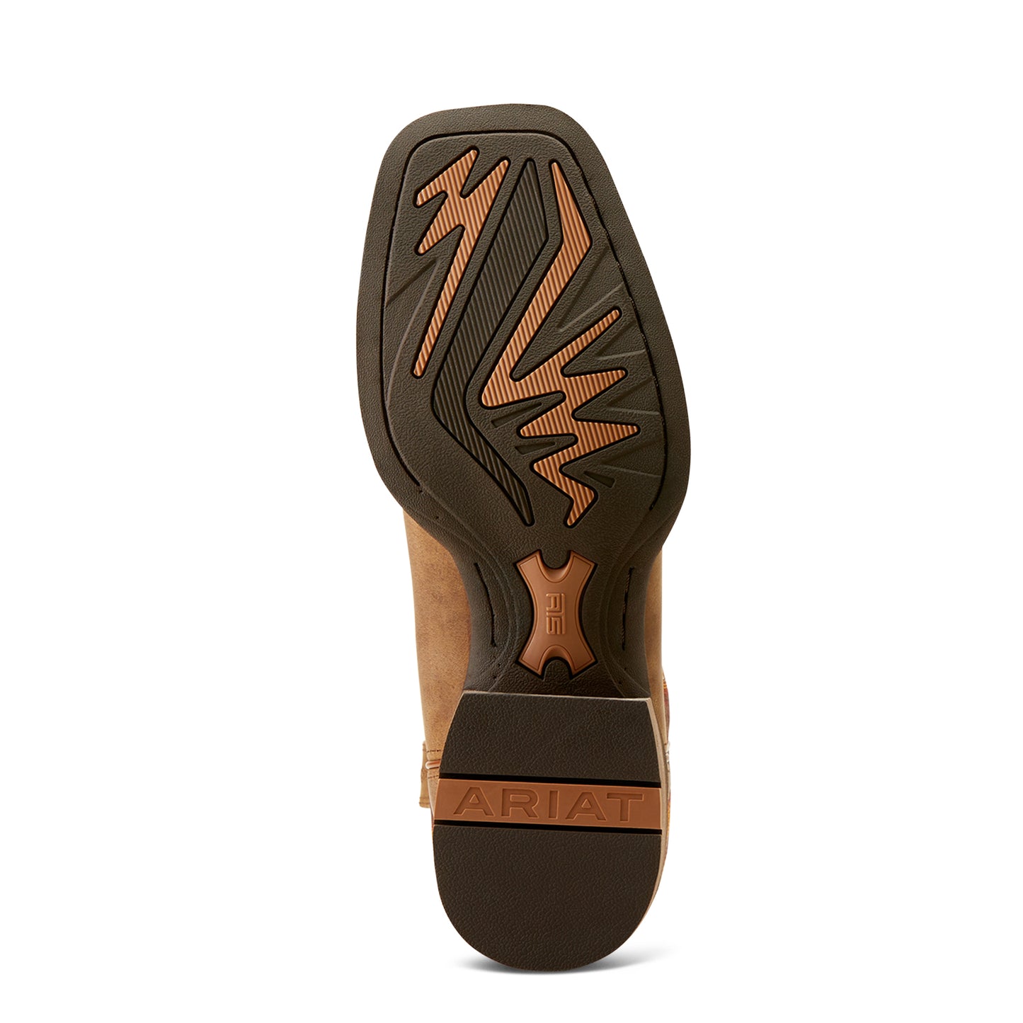 Ariat Mens 10050937 Ricochet Cowboy Boots Sandstorm/Roasted Chestnut