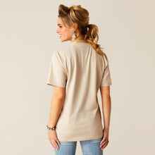 Load image into Gallery viewer, Ariat Ladies Cowgirl Desert T-Shirt 10048680 in Oatmeal Heather
