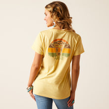 Load image into Gallery viewer, Ariat Ladies Cow Sunset T-Shirt 10048684 in Jojoba
