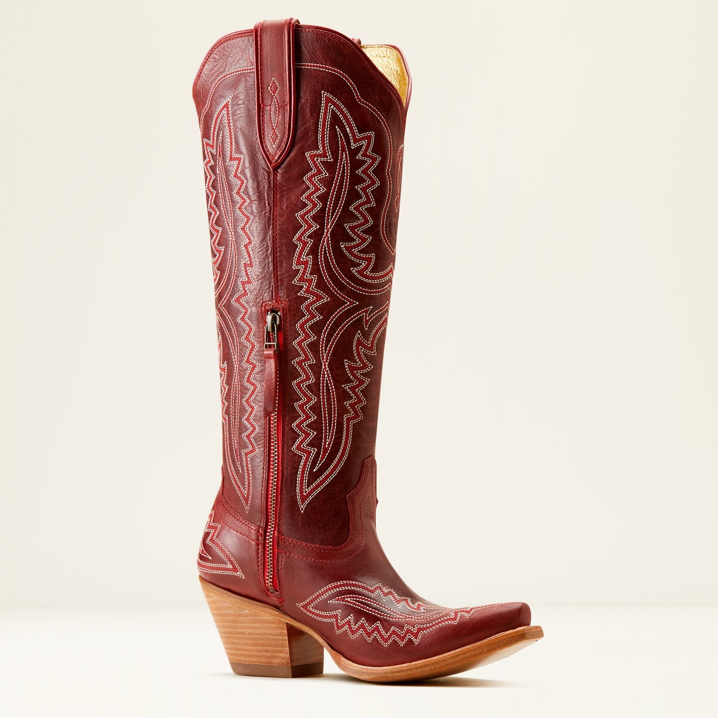 Ariat Ladies 10050870 Casanova X Toe Western Boot in Red Alert