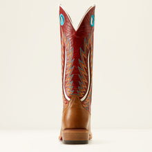 Load image into Gallery viewer, Ariat Ladies 10051016 Futurity Fort Worth Western Boot in Dulce De Leche/Bolero Red
