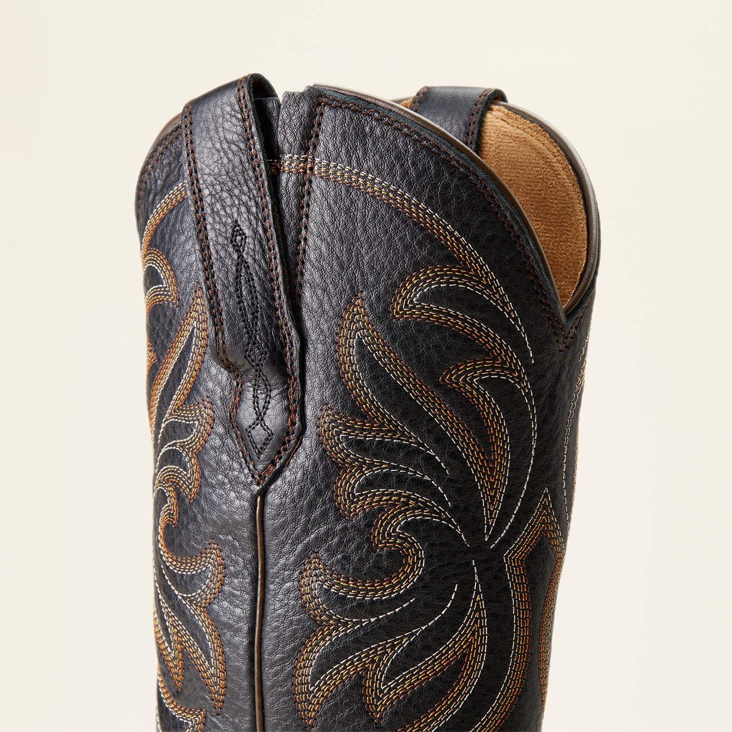 Ariat Ladies 10051050 Heritage J Toe Stretch Fit Black Deertan Western Boot