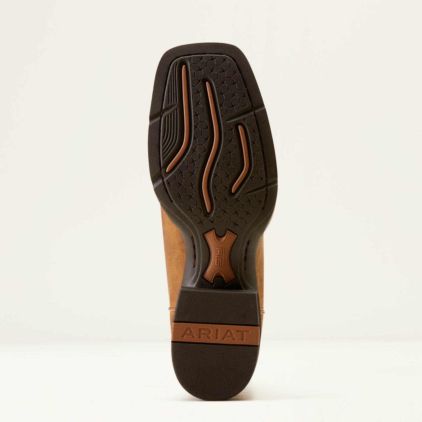 Ariat Ladies 10051066 Round Up Ruidoso Western Boots in Pearl/Burnished Chestnut