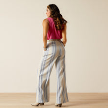Load image into Gallery viewer, Ariat Ladies Butler Line Trousers in Sky Stripe 10051465
